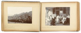 (FIJI--EARLY PHOTOGRAPHS.) An album containing 54 photographs,